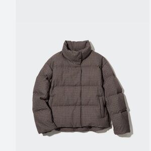 Uniqlo Brown Patterned Down Jacket